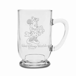 Personalized Minnie Glass Mug by Arribas Brothers